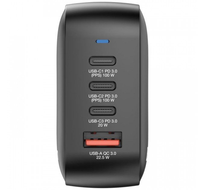 Зарядний пристрій Verbatim MiniGaN 100 W 4 ports (3xUSB-C\/1xUSB-A) (32231)
