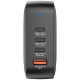 Зарядний пристрій Verbatim MiniGaN 165 W 4 ports (3xUSB-C\/1xUSB-A) (32216)