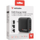 Зарядний пристрій Verbatim MiniGaN 165 W 4 ports (3xUSB-C\/1xUSB-A) (32216)
