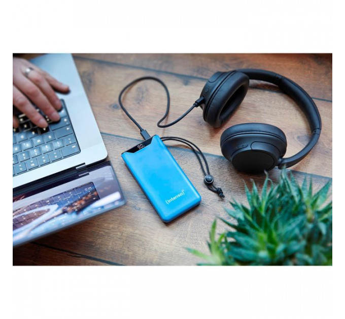 Батарея універсальна Intenso F10000 10000mAh QC\/3.0 blue (7332035)