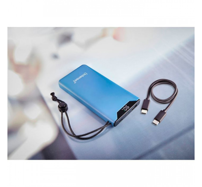 Батарея універсальна Intenso F10000 10000mAh QC\/3.0 blue (7332035)