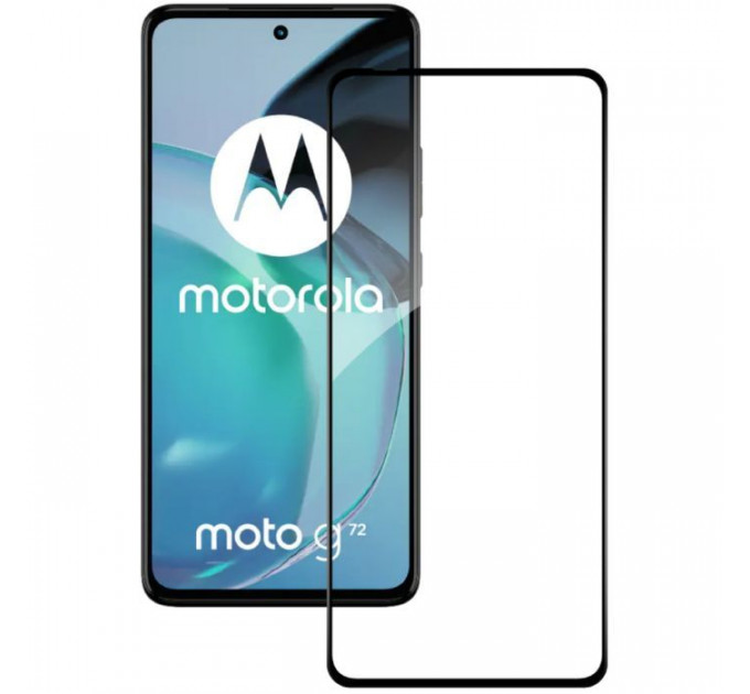 Скло захисне ACCLAB Full Glue Moto G72 Black (1283126583025)