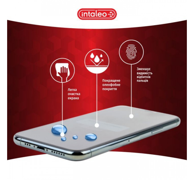 Стекло защитное Intaleo Full Glue Samsung A55 Black (1283126588860)