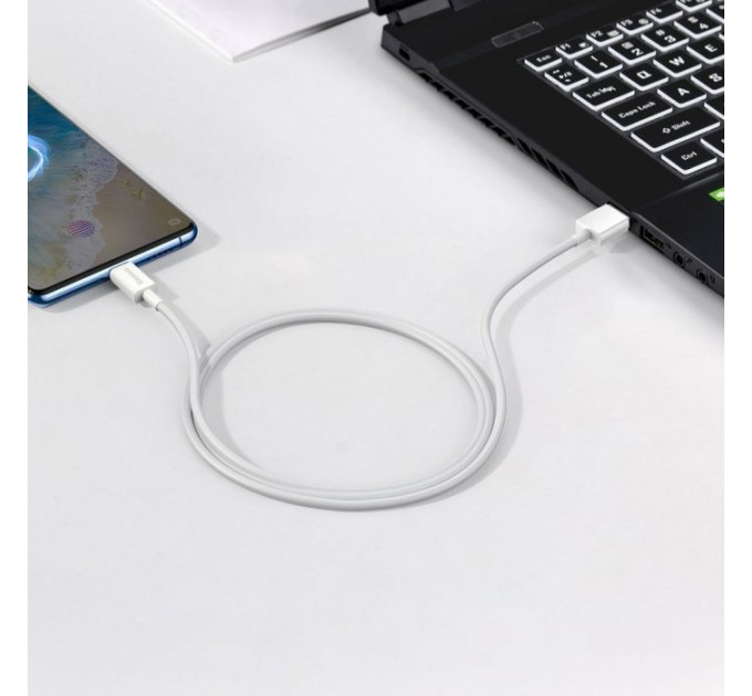 Дата кабель USB 2.0 AM to Micro 5P 2.0m Superior Fast Charging 2A white Baseus (CAMYS-A02)