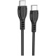 Дата кабель USB-C to USB-C 1.0m 60W Triumph BX51 black BOROFONE (6931474751669)