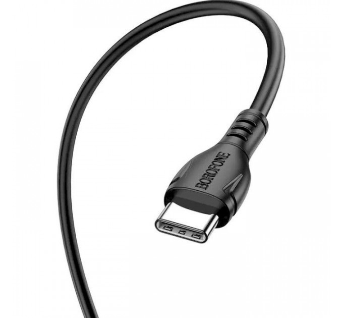 Дата кабель USB-C to USB-C 1.0m 60W Triumph BX51 black BOROFONE (6931474751669)