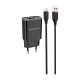 Зарядний пристрій BOROFONE BA20A Sharp USB + cable USB to Micro 5P 10.5W Black (6931474702135)