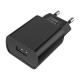 Зарядний пристрій BOROFONE BA20A Sharp USB + cable USB to USB-C 10.5W Black (6931474702142)