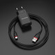 Зарядний пристрій BOROFONE BA20A Sharp USB + cable USB to USB-C 10.5W Black (6931474702142)