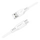 Дата кабель USB 2.0 AM to Micro 5P 1.2m 2.4A TPE C3-09 white Acefast (6974316280897)