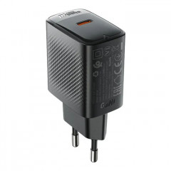 Зарядний пристрій Acefast A104 USB-C PD25W GaN Black (6974316283355)
