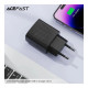 Зарядний пристрій Acefast A104 USB-C PD25W GaN Black (6974316283355)
