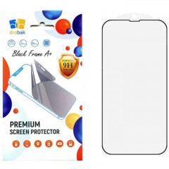 Скло захисне Drobak Apple iPhone 16e Black Frame A+ (383876)