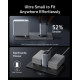 Зарядний пристрій Anker GaNPrime 100W 2xUSB-C PD + 1xUSB-A Foldable Silver (A2688341)