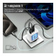 Зарядний пристрій Promate powerport-45 2xUSB-C PD + USB-A QC 45W White (powerport-45.white)