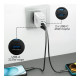 Зарядний пристрій Promate powerport-45 2xUSB-C PD + USB-A QC 45W White (powerport-45.white)