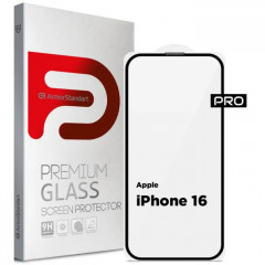 Скло захисне Armorstandart Pro Apple iPhone 16 with mesh (ARM87026)