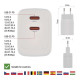Зарядное устройство для EMOS V03G35 2xUSB-C 35W GaN (V03G35)