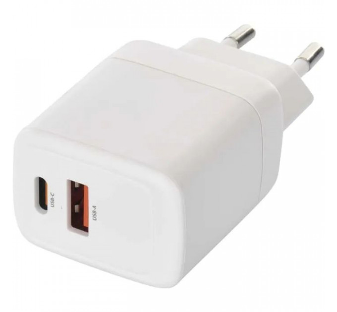 Зарядное устройство EMOS V02G20 1xUSB-A+1xUSB-C PD20W GaN (V02G20)
