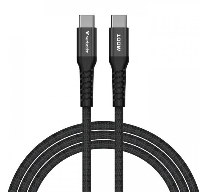 Дата USB-C кабель USB-C 1.2m Magnetic 100W black Verbatim (31863)