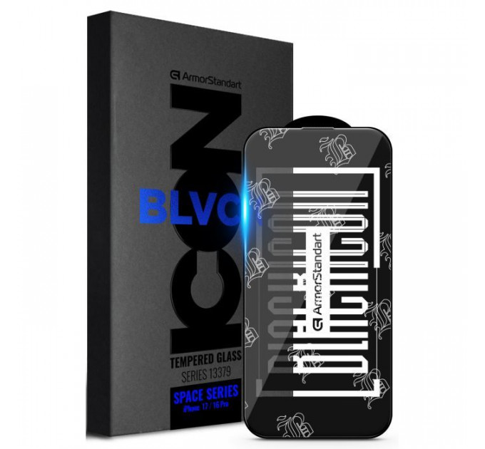 Скло захисне Armorstandart Space Black Icon Apple iPhone 17 \/ 16 Pro (ARM86386)