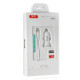Зарядний пристрій XO 2xUSB 2.1A + cable USB to Lightning white (TZ08-L-WH)