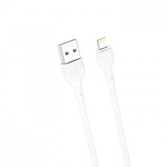 Дата кабель USB 2.0 AM to Lightning 2.0m 2.1A white XO (NB200-L2-WH)