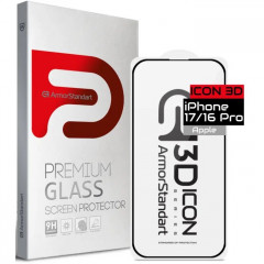 Скло захисне Armorstandart Icon 3D Apple iPhone 17 \/ 16 Pro (ARM86213)