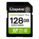 Карта пам/'яті Kingston 128GB SDXC class 10 UHS-I V10 A1 Canvas Select Plus (SDS3\/128GB)