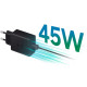 Зарядное устройство для Samsung USB-C PD45W black (EP-T4511NBEGEU)