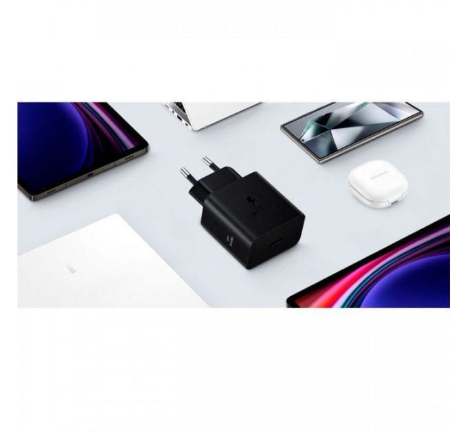 Зарядное устройство для Samsung USB-C PD45W black (EP-T4511NBEGEU)