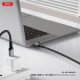 Дата кабель USB-C to USB-C 1.0m 240W black XO (NBQ264A_С_Black)
