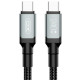 Дата кабель USB-C to USB-C 1.0m 240W black XO (NBQ264A_С_Black)