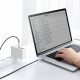Дата кабель USB-C to USB-C 1.0m 100W metal black Baseus (CATJK-C01)