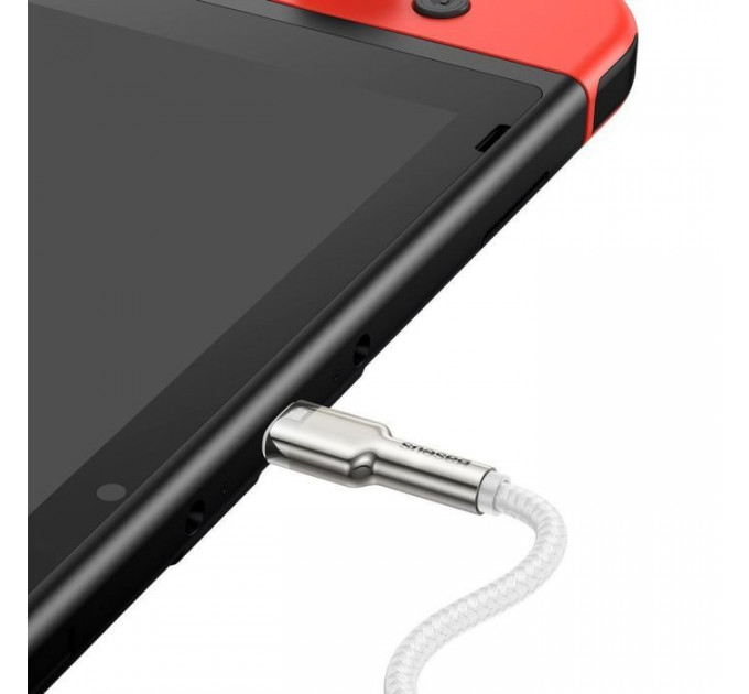 Дата кабель USB-C to USB-C 1.0m 100W metal white Baseus (CATJK-C02)