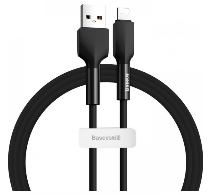 Дата кабель USB 2.0 AM to Lightning 1.0m black Baseus (CALGJ-01)