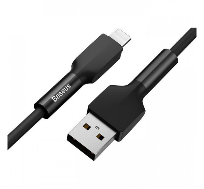 Дата кабель USB 2.0 AM to Lightning 1.0m black Baseus (CALGJ-01)