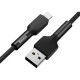 Дата кабель USB 2.0 AM to Lightning 1.0m black Baseus (CALGJ-01)