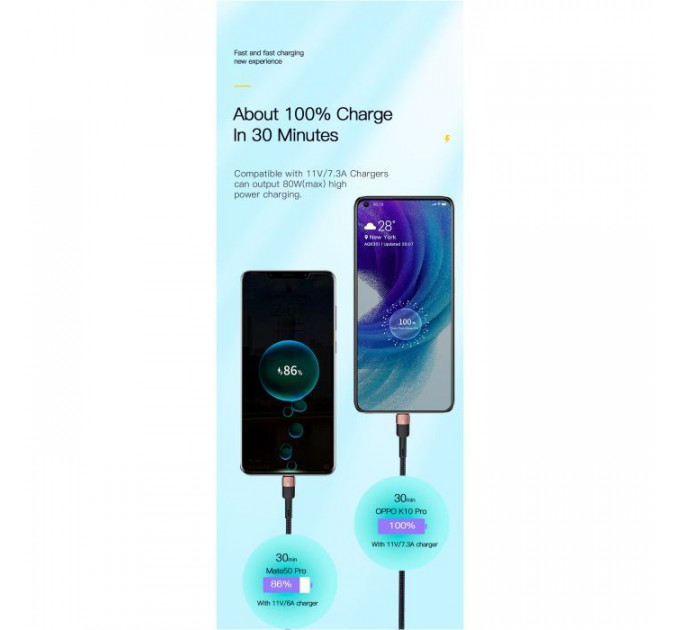 Дата кабель USB 2.0 AM to USB-C 3.0m 7A black Essager (EXCT-XCC01)