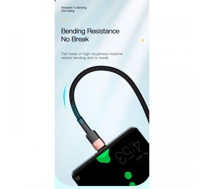 Дата кабель USB 2.0 AM to USB-C 3.0m 7A black Essager (EXCT-XCC01)