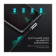 Дата кабель USB 2.0 AM to USB-C 0.5m 3A US284 90° corner black Ugreen (50940)