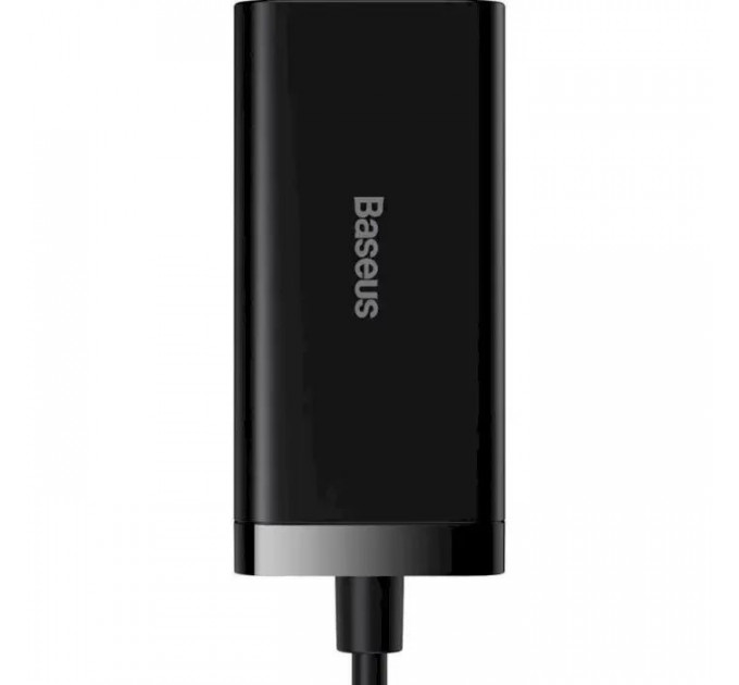 Зарядний пристрій Baseus 2xUSB-C 100W + 2xUSB GaN black (CCGP000101)
