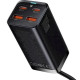 Зарядний пристрій Baseus 2xUSB-C 100W + 2xUSB GaN black (CCGP000101)