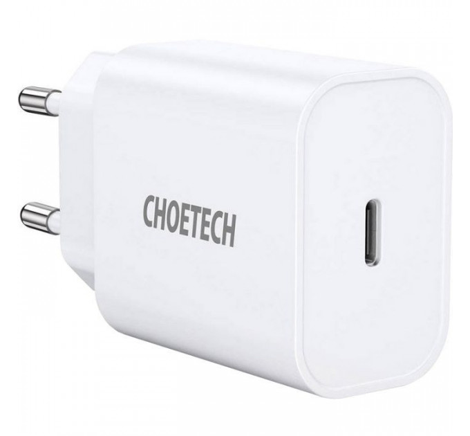 Зарядное устройство для Choetech USB-C PD20W white (Q5004-V5) Зарядное устройство для Choetech USB-C PD20W white (Q5004-V5)