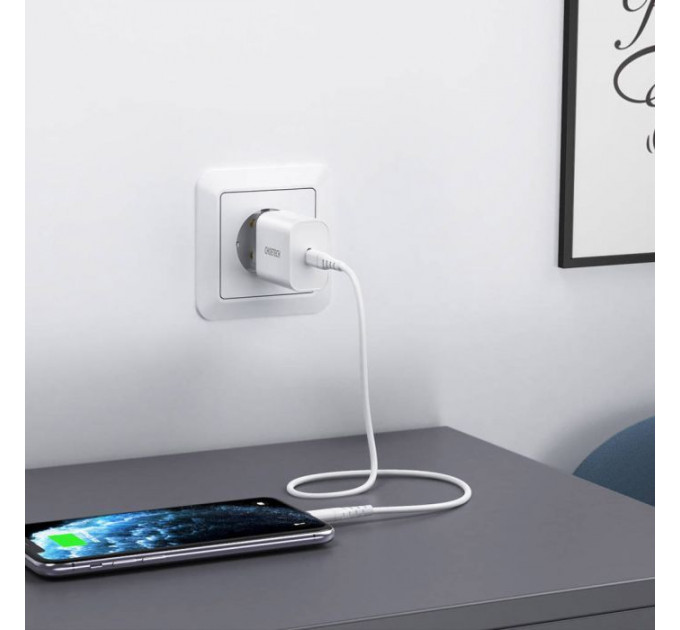 Зарядное устройство для Choetech USB-C PD20W white (Q5004-V5)