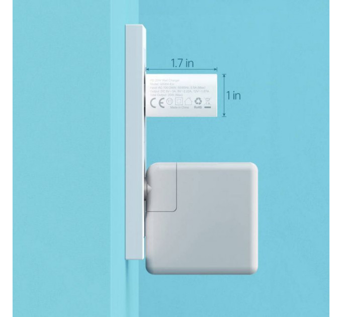Зарядное устройство для Choetech USB-C PD20W white (Q5004-V5)