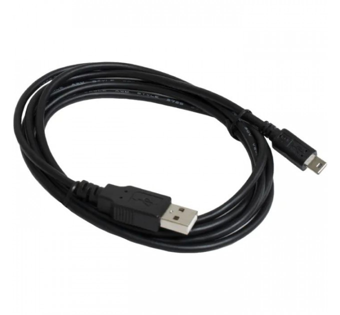 Дата кабель USB 2.0 AM to Mini 5P 1.8m black Patron (CAB-PN-USB-MINI-18)