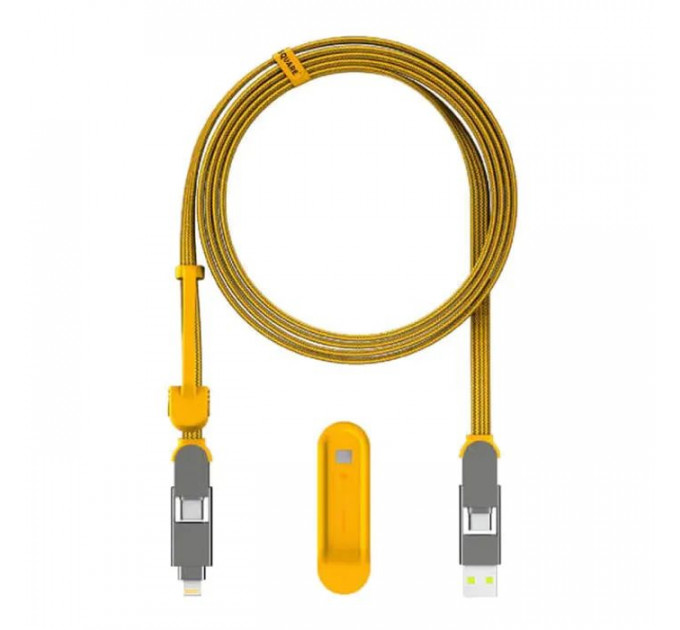 Дата кабель 6in1 inCharge XL 2.0m yellow Rolling Square (XLM03R)