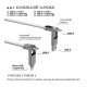 Дата кабеля 6in1 inCharge XL 0.3m white Rolling Square (XLS02R)