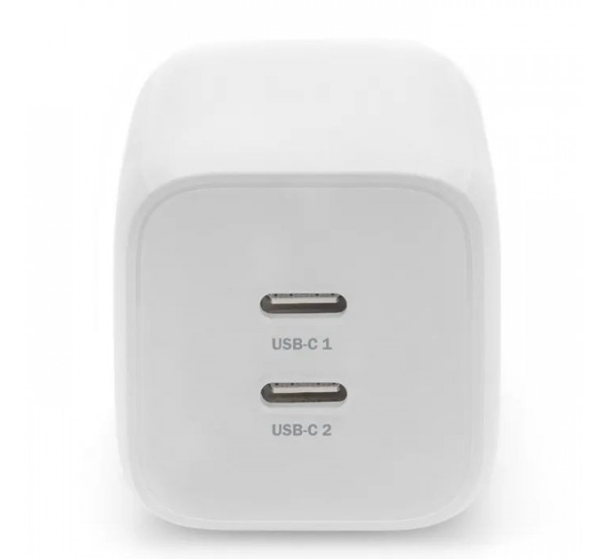 Зарядний пристрій Digitus 2xUSB-C PD65W GaN (DA-10063)